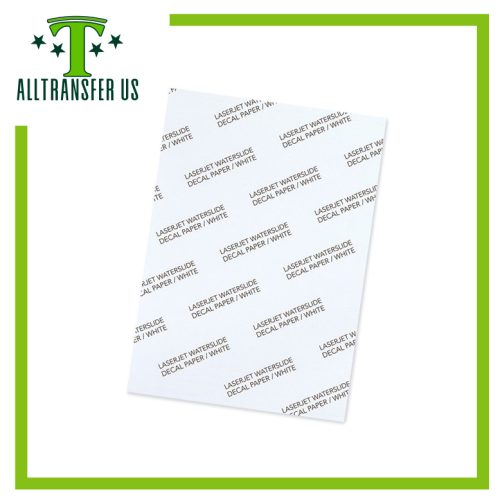 Decal Papel Clear / White