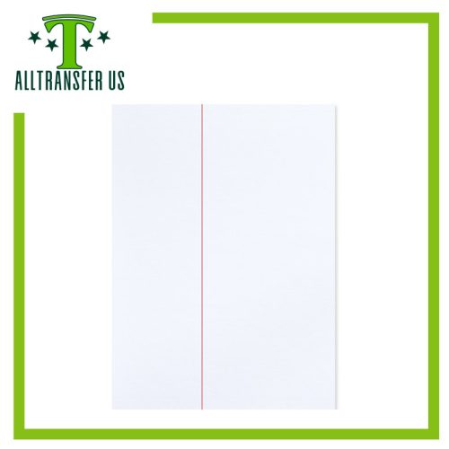 Papel Transfer Impresora Laser Linea Roja (oscuros)